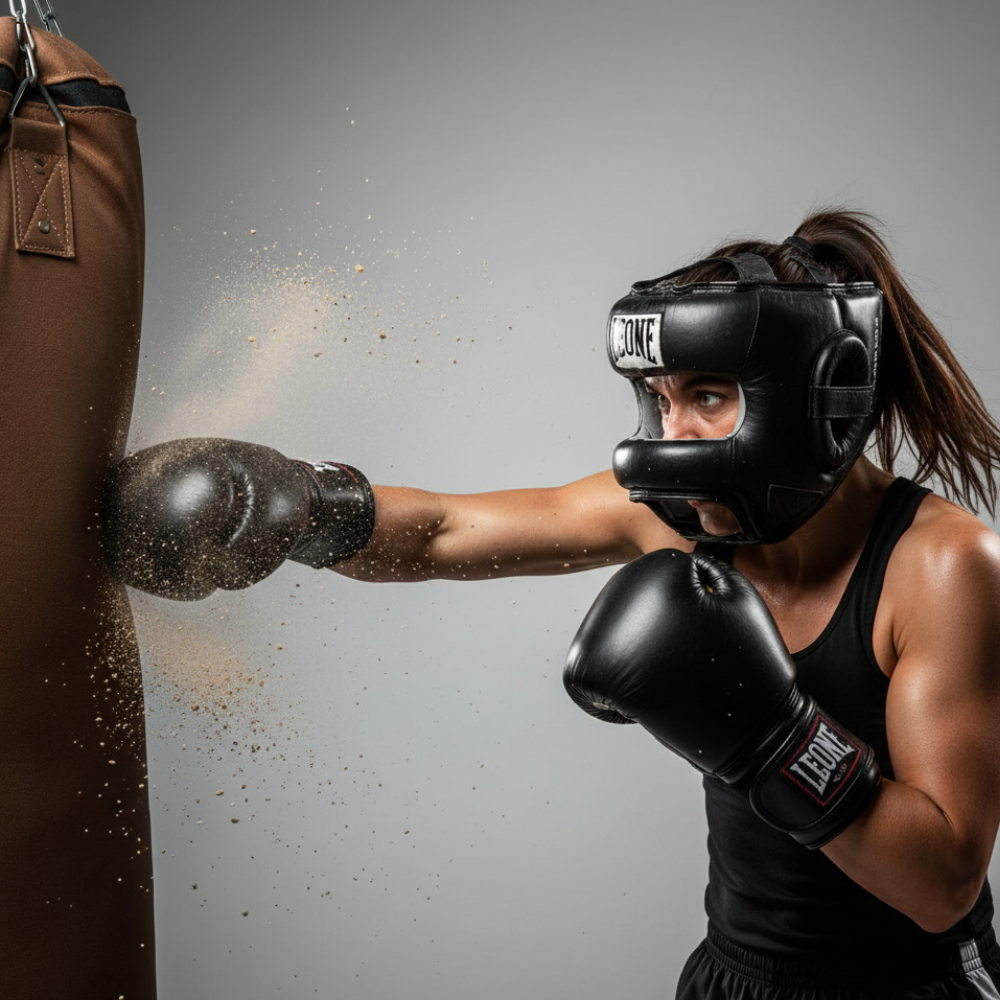 Casque avec Barre de Protection Leone